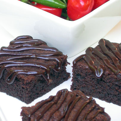 Chilli Chocolate Chip Brownies