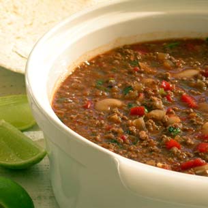 Chilli Con Carne and Condiments