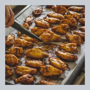 Chipotle Chicken Winglets with Blue Cheese Dipping Sauce