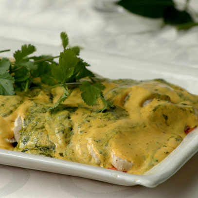 Creamy Curry and Coriander Chicken