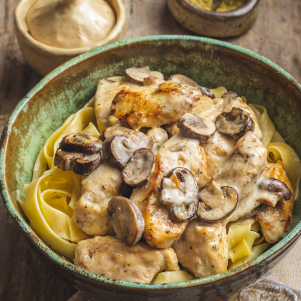 Creamy Lemon Chicken with Mushrooms