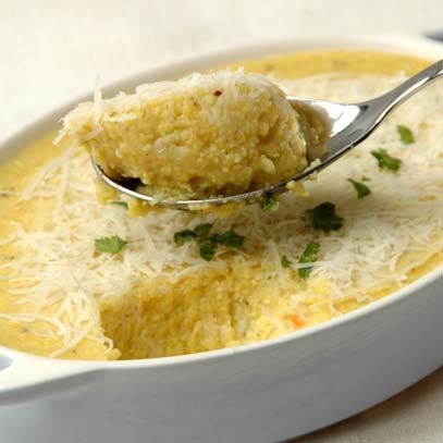 Creamy Polenta with Cheese