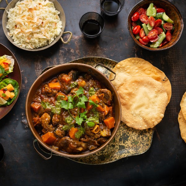 Janet’s Lamb Curry with Butternut and Aubergine