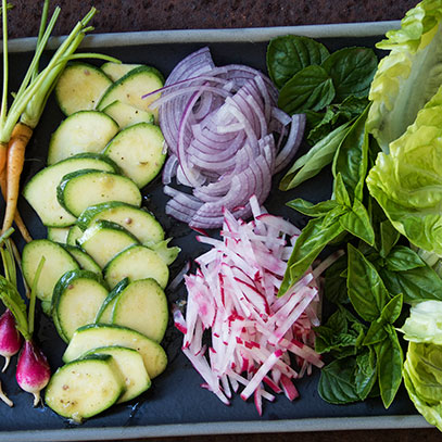 Deconstructed Garden Salad