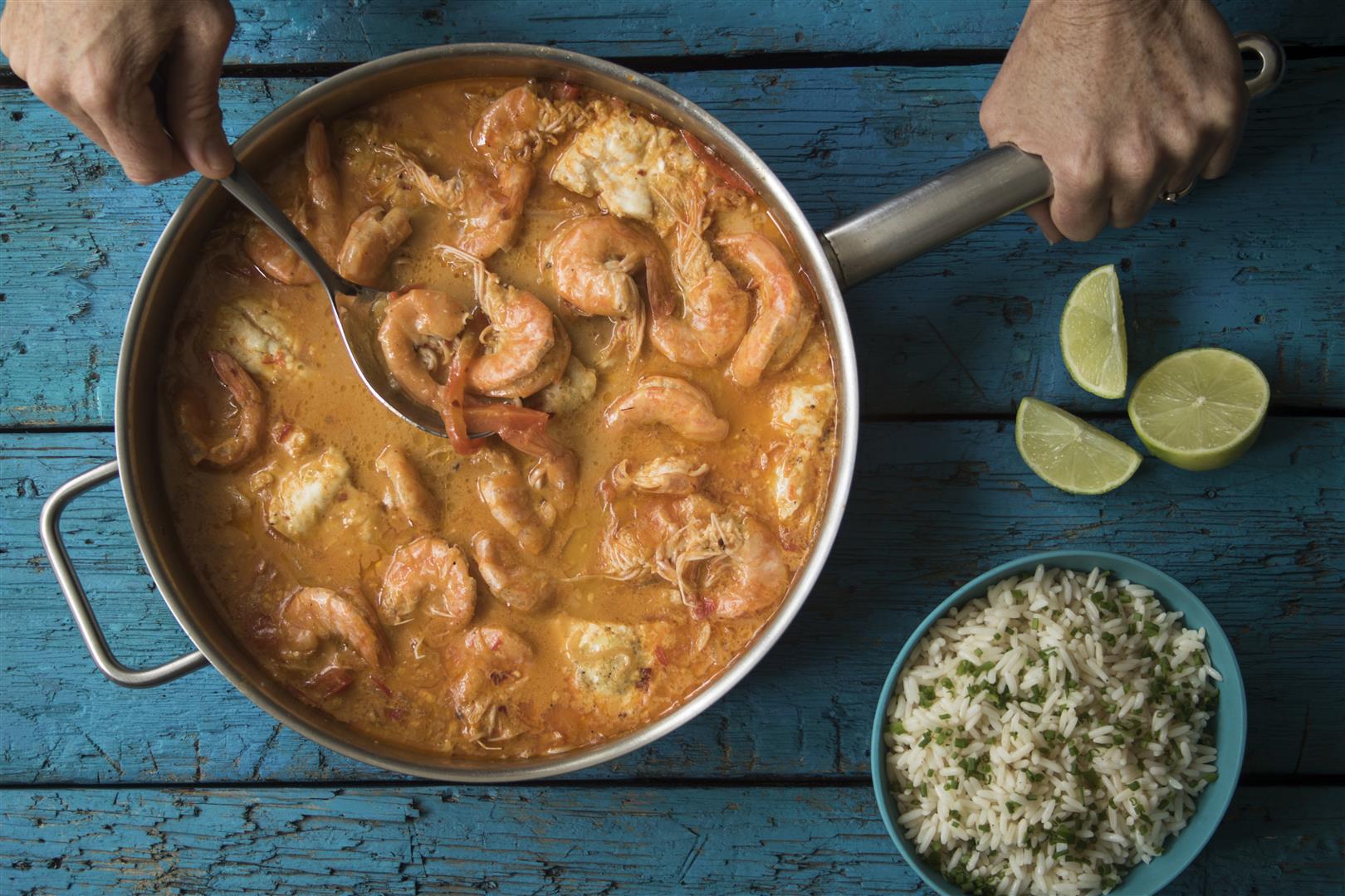 Fish Stew with Prawns