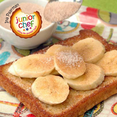 French Toast with Cinnamon Sugar and Banana