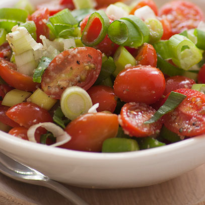 Fresh Tomato and Spring Onion Sambal