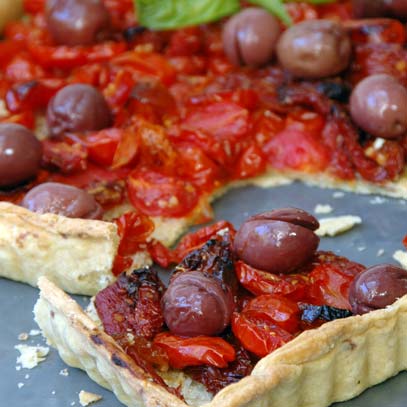 Fresh and Sundried Tomato Tart