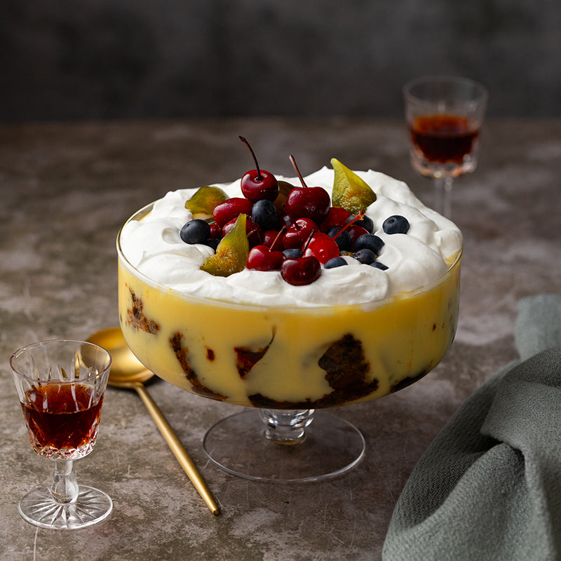 Easy Fruitcake Trifle