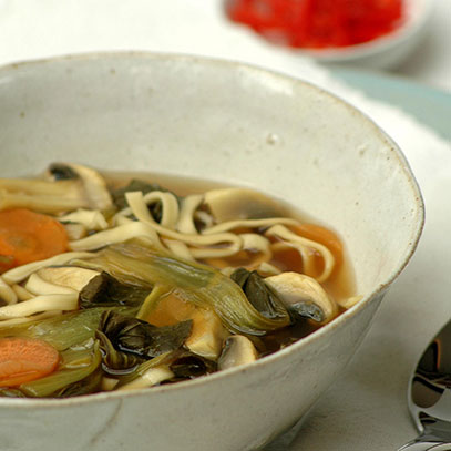 Hot & Sour Mushroom Noodle Soup