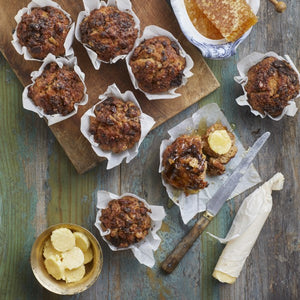 Health Muffins with Nutty Streusel Topping