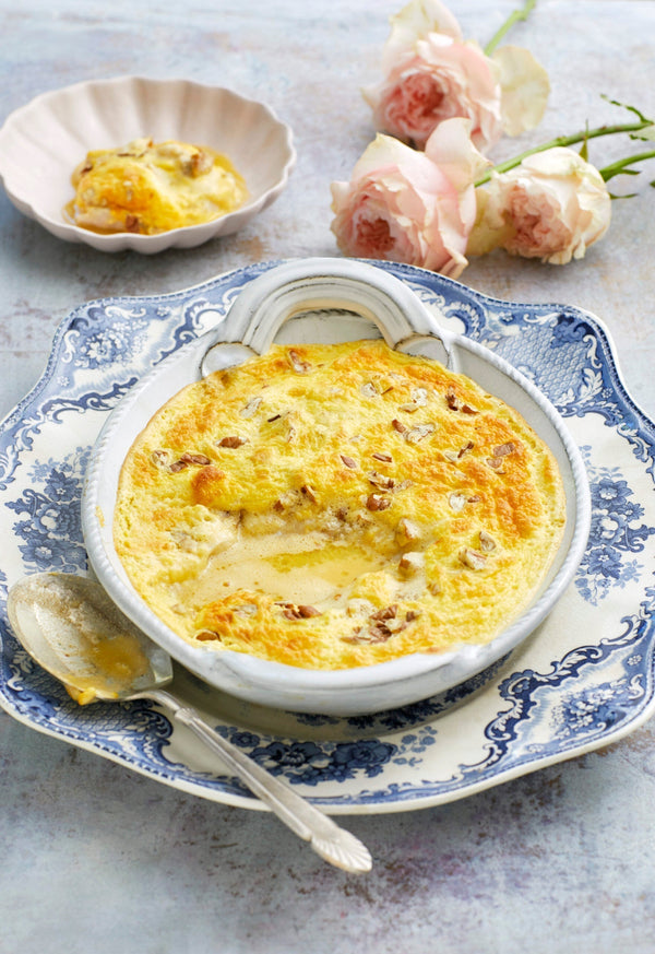 Oven Baked Kabeljou with Cheese and Nuts
