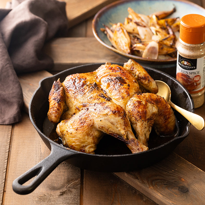 Butter Roasted Flattie with Roasted Shallots