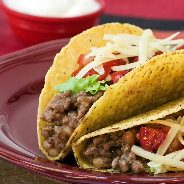 Mince & Bean Tacos