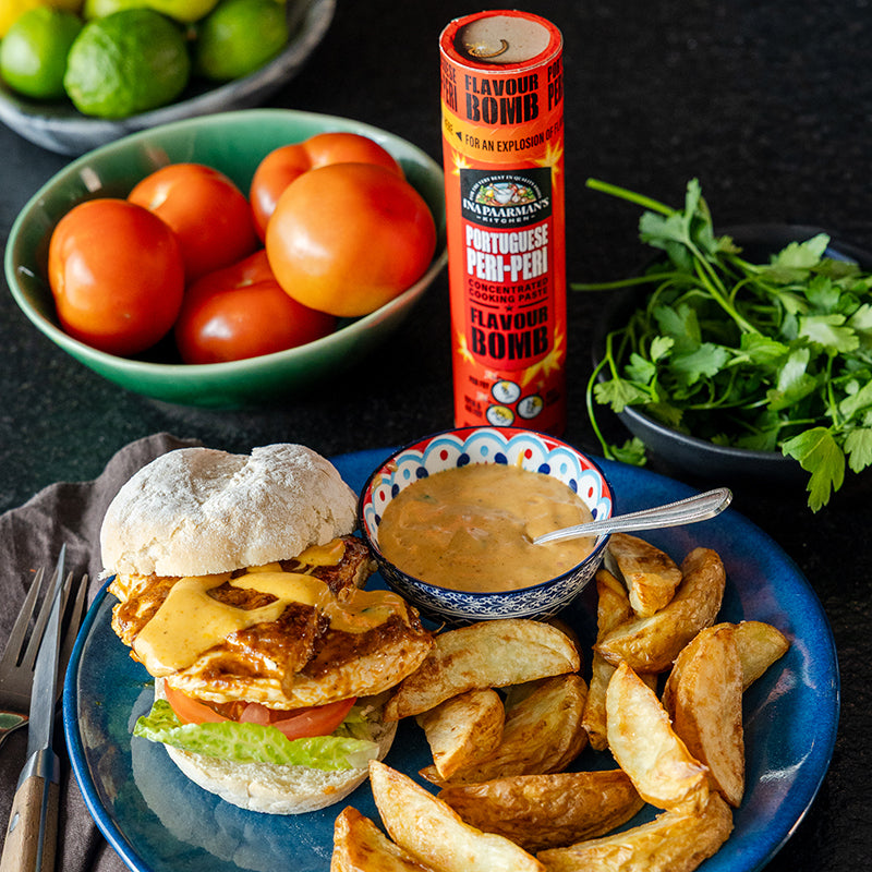 Peri-Peri Chicken Burgers