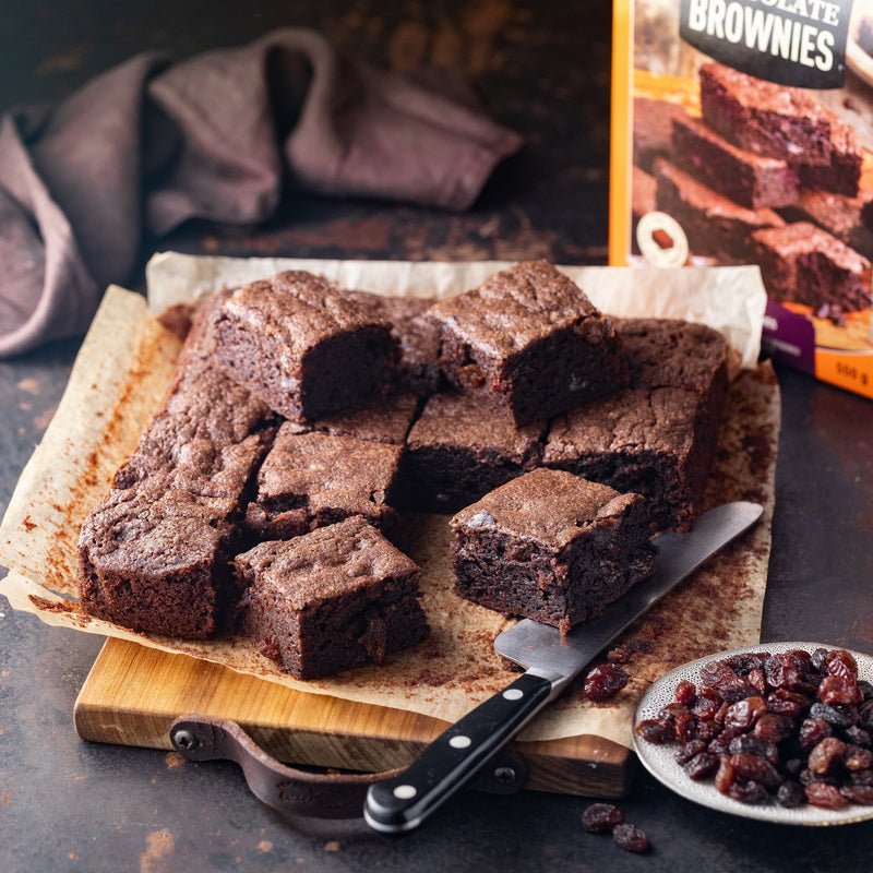 Rum & Raisin Brownies