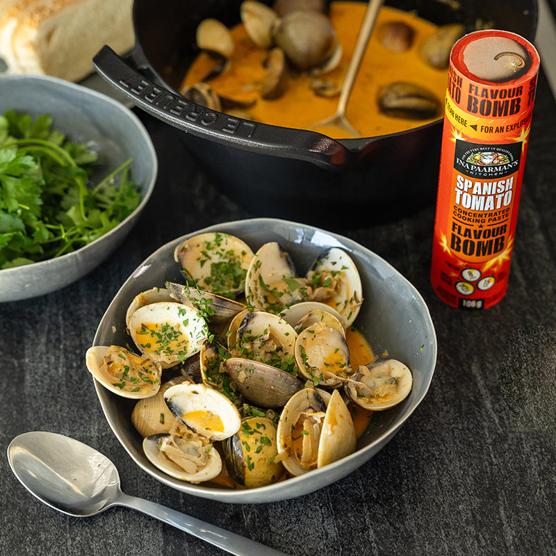 Spanish-Style Clam or Mussel Pot