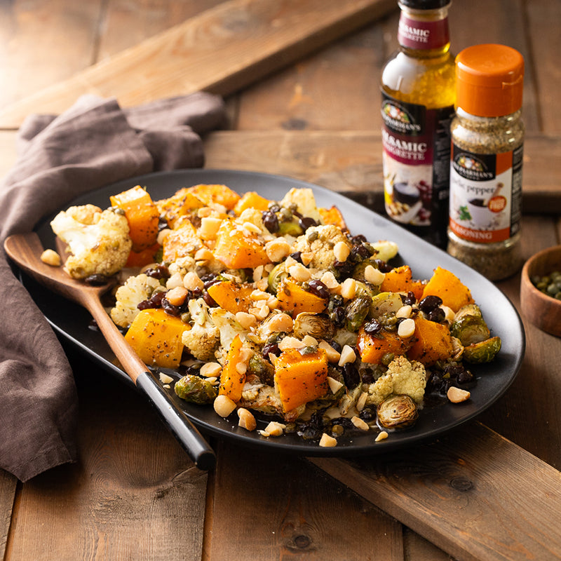 Vegetable Salad with Macadamia Cream