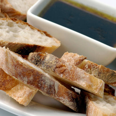 Italian or French Bread with Olive and Balsamic Dip