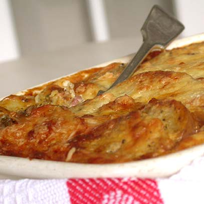 Janet's Mince Potato Bake