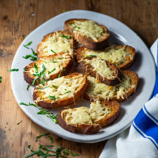 Cheesy Crouton Toasts