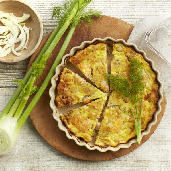 Crustless Tuna and Fennel Quiche