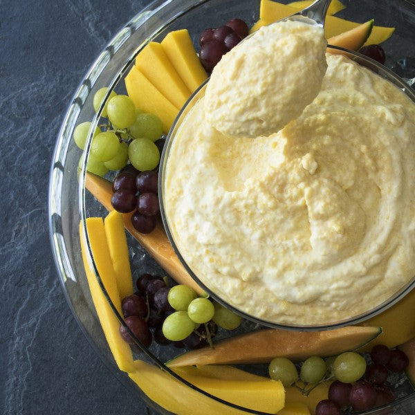 Mango Mousse with Fresh Fruit