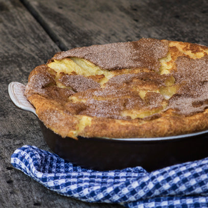 Milk Tart with Apples