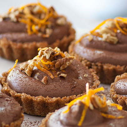 Mini Chocolate Pecan Pies