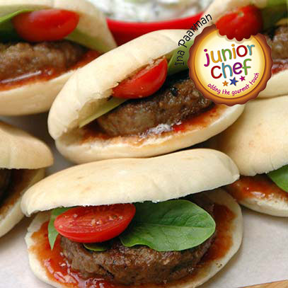 Mini Pita Burgers