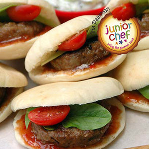 Mini Pita Burgers