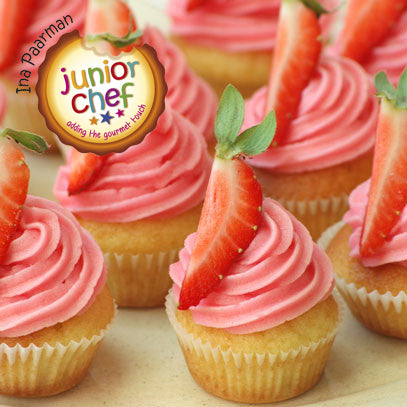 Mini Strawberry Cupcakes