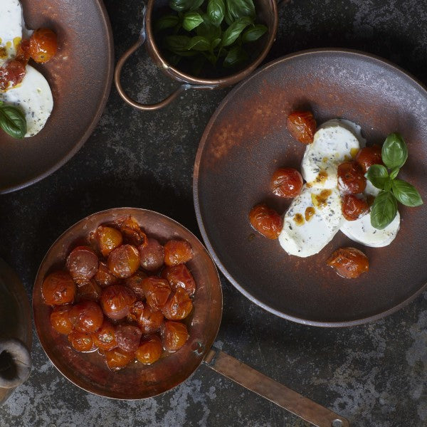 Mozzarella Salad with Cream and Baby Tomatoes