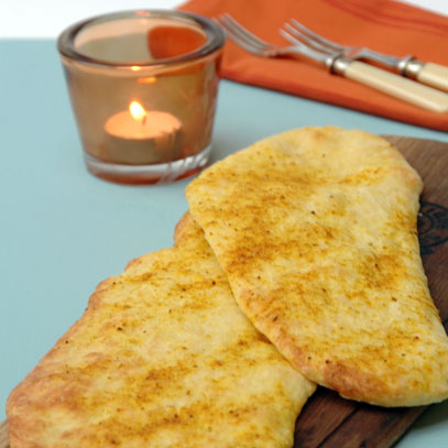 Naan Bread with Masala Spice