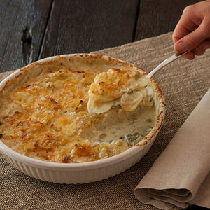Potato Gratin with Spring Onions