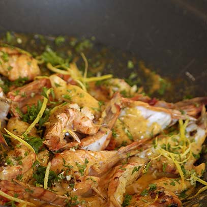 Prawn and Chicken Combo with Peri-Peri Prego Sauce