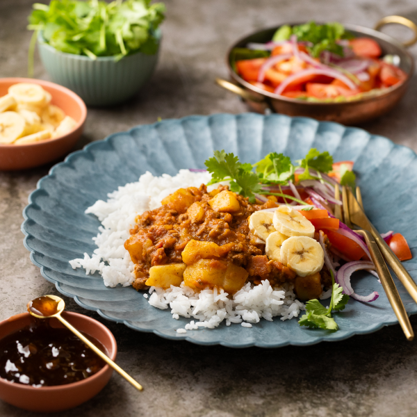 Quick Curried Mince