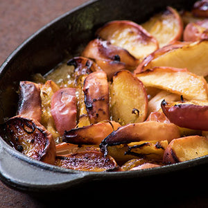 Roast Apple Wedges with Marmalade