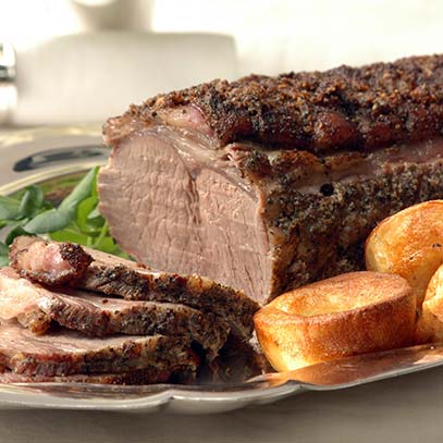 Roast Beef with Brown Gravy