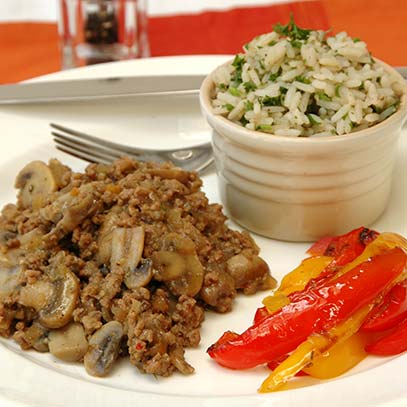 Savoury Mince with Mushrooms