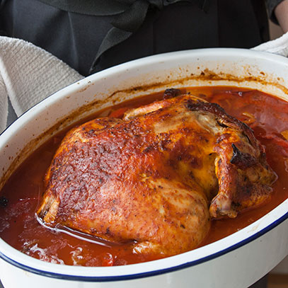 Slow Roast Curried Chicken