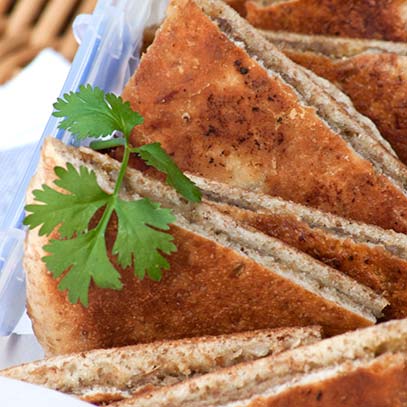 Spiced Lamb Pita Breads