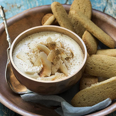 Spiced Finger Biscuits with Cottage Cheese Dip