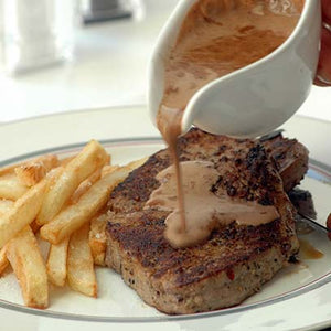 Steak with Red Wine Sauce