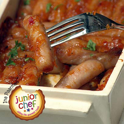 Sticky Chipolata Sausages