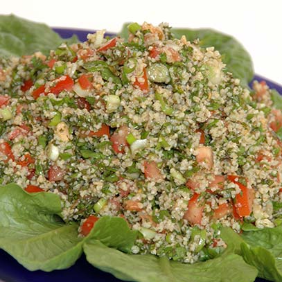 Tabbooleh Salad (Parsley, Tomato and Bulgar)