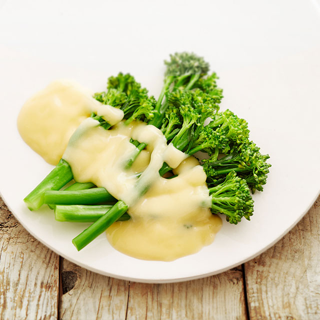 Tenderstem Broccoli with Cheese Sauce