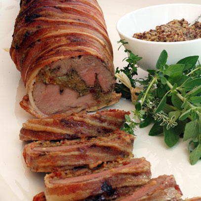 Wrapped Beef Fillets with Stuffing