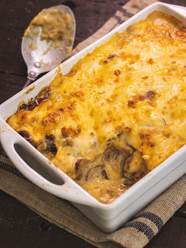 Pap Tert with Mushrooms and Cheese