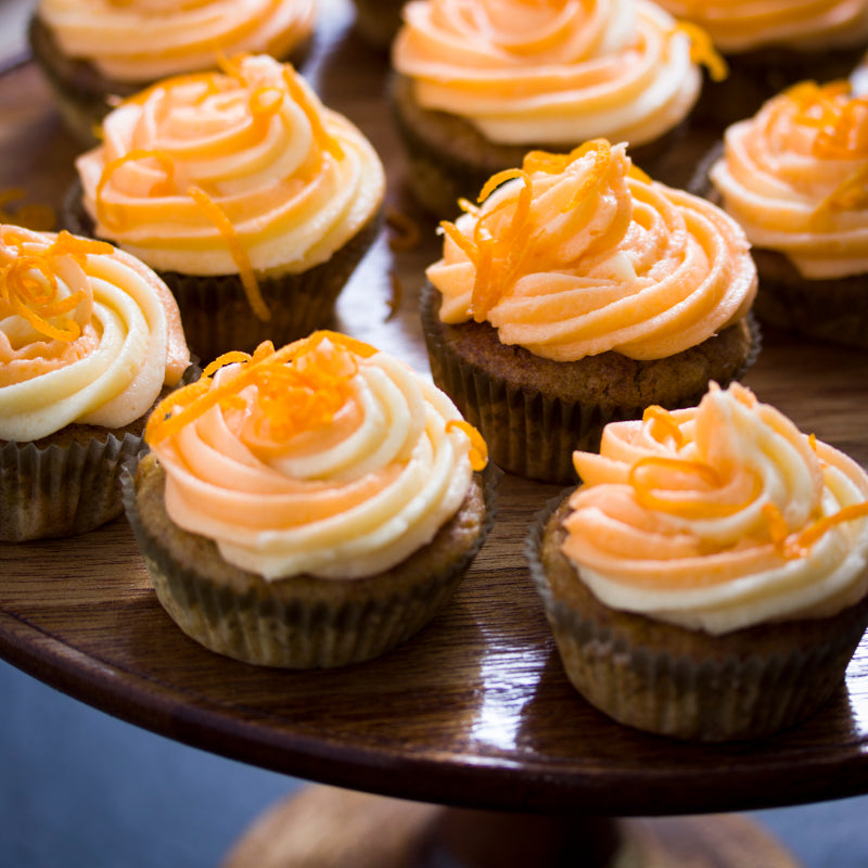 Carrot Cupcakes with Cream Cheese Icing